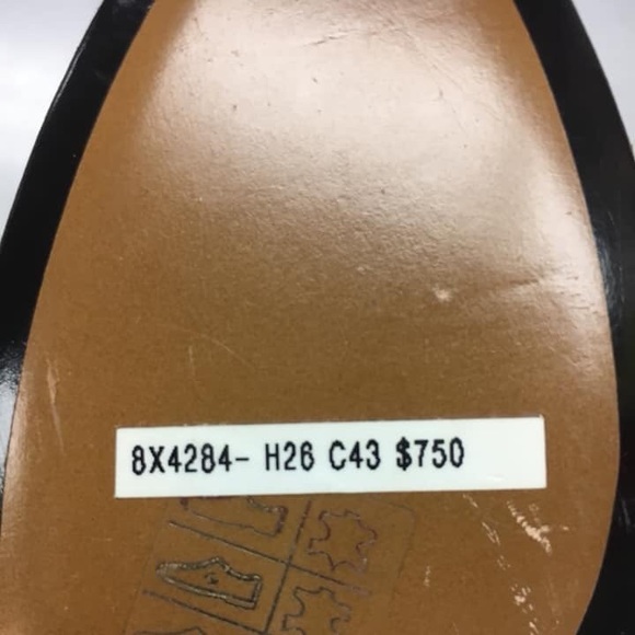 Fendi Tan, Black, and Orange Colorblock Pumps - Picture 6 of 6